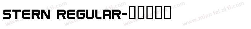 STERN Regular字体转换
